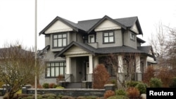 路透社图片显示华为CFO孟晚舟家族在温哥华市拥有的一座豪宅