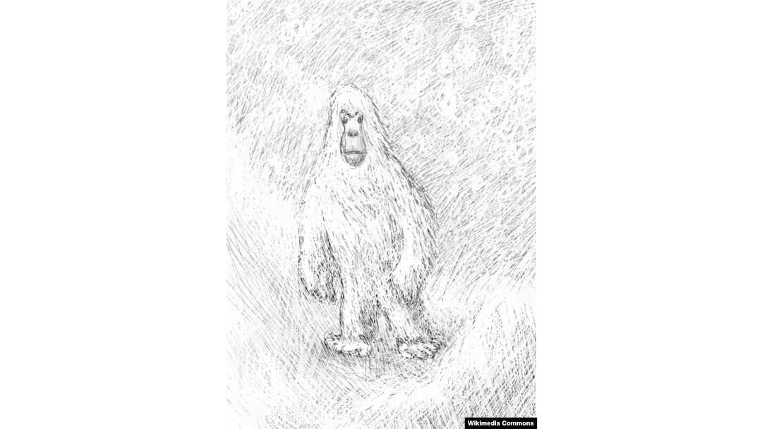 Sosok khayalan Yeti dari legenda Himalaya (Foto: ilustrasi).
