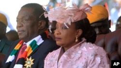 VaMnangagwa nemudzimai wavo, Amai Auxilia Mnangagwa.