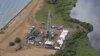 An aerial view of an oil exploration site in Bulisa district, approximately 244 km (152 miles) northwest of Kampala in this undated handout photo from Tullow Oil Uganda, received by Reuters July 4, 2012. 