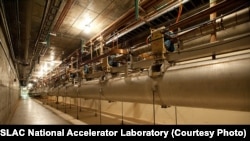 The SLAC National Accelerator Laboratory's linear particle accelerator consists of 3.22 kilometers of copper cavities. (SLAC National Accelerator Laboratory)