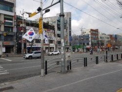 Suasana kota Daegu di Korea Selatan masih sepi (dok: Elvira Tanjung)