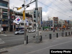 Suasana kota Daegu di Korea Selatan masih sepi (dok: Elvira Tanjung)