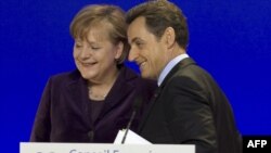 Nemačka kancelarka Angela Merkel i francuski predsednik Nikola Sarkozi