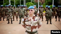 Des soldats de la Minusma au Mali, le 1er juillet 2013. (REUTERS/Malin Palm)