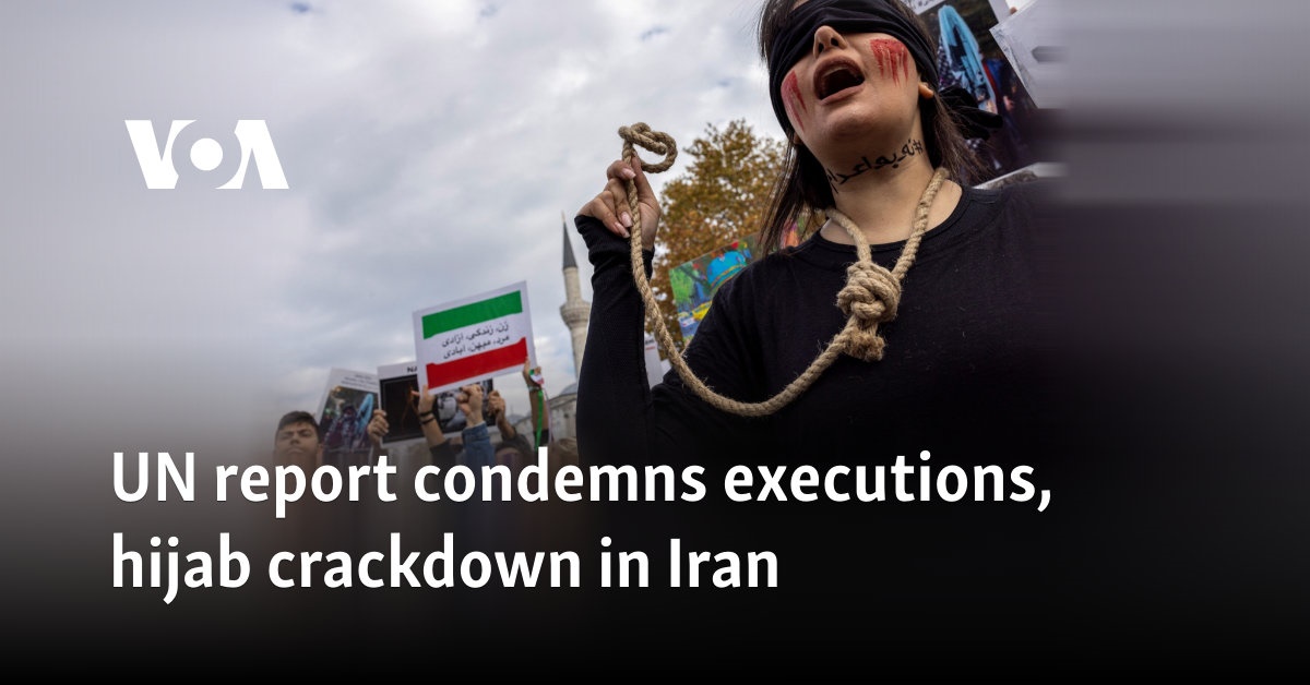 UN report condemns executions, hijab crackdown in Iran