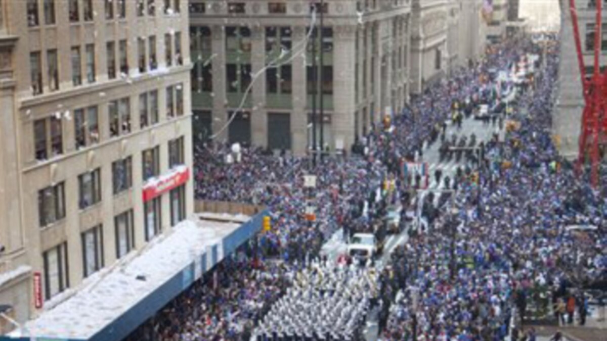 New York Giants Super Bowl parade