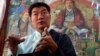FILE - Lobsang Sangay, president of the Tibetan government-in-exile, speaks to media in Dharmsala, India, April 27, 2016.