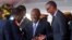 Omongameli Emmerson Mnangagwa, Cyril Ramaphosa loPaul Kagame