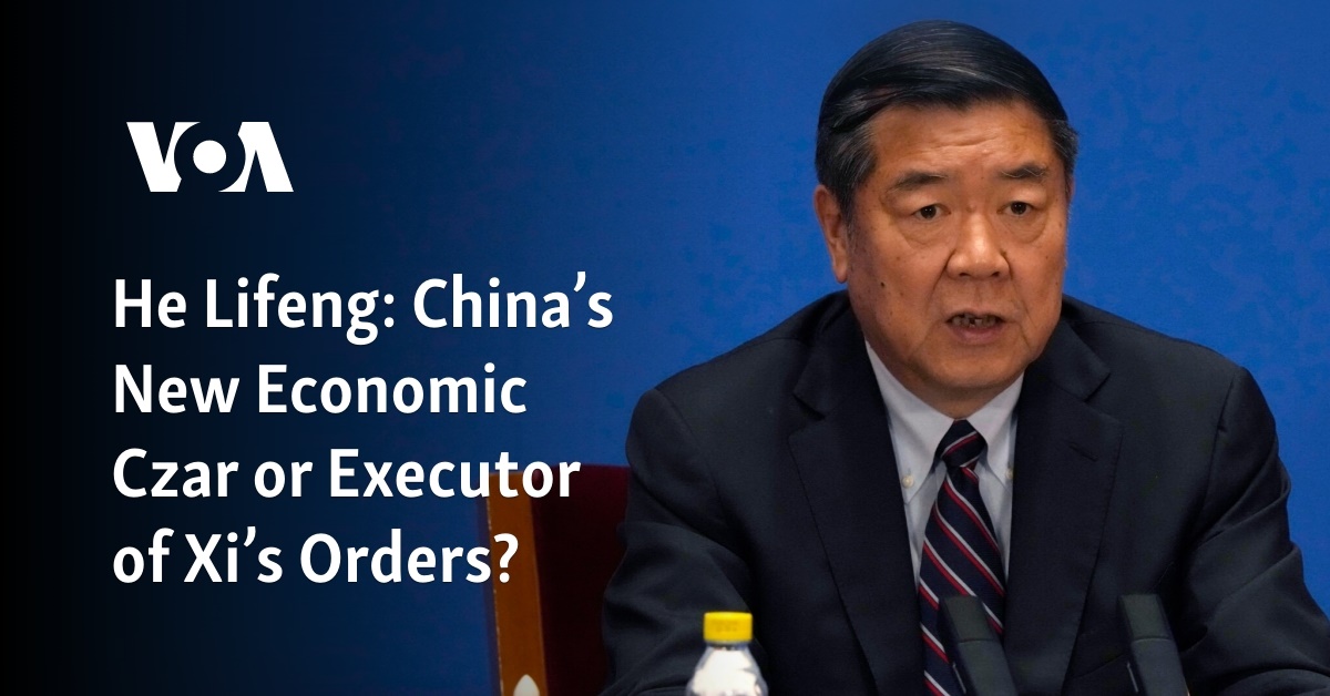 He Lifeng: China’s New Economic Czar or Executor of Xi’s Orders?