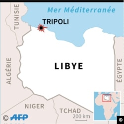 Localisation de Tripoli, où une attaque a visé le siège de la Haute commission électorale libyenne mercredi