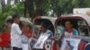 Kampanye Tukang Becak di Solo Dukung Komodo Indonesia
