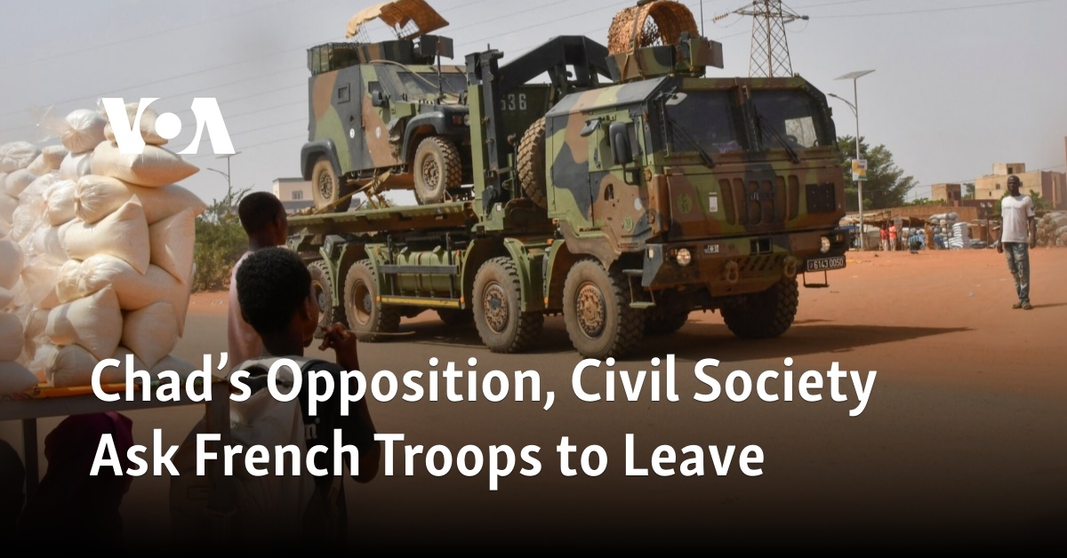 Chad’s Opposition, Civil Society Ask French Troops to Leave