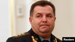 Menteri Pertahanan Ukraina, Stepan Poltorak memperingatkan kemungkinan serangan baru dari separatis di Ukraina timur (foto: dok).