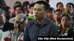 Ông Đặng Văn Hiến bị tuyên án tử hình trong phiên tòa sơ thẩm ngày 3/1/2018.