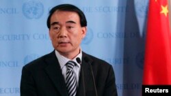 FILE - Chinese Vice Foreign Minister Li Baodong.