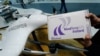 Drone produksi Wingcopter, dirancang untuk mendistribusikan pasokan medis seperti vaksin COVID-19, dipamerkan di Weiterstadt dekat Darmstadt, Jerman, 2 Februari 2021. (Foto: dok).