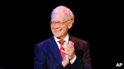 FILE - David Letterman attends "An Evening of SeriousFun Celebrating the Legacy of Paul Newman"