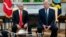 Tổng thống Donald Trump gặp Thủ tướng Israel Benjamin Netanyahu tại Tòa Bạch Ốc, Washington, ngày 27/1/2020.