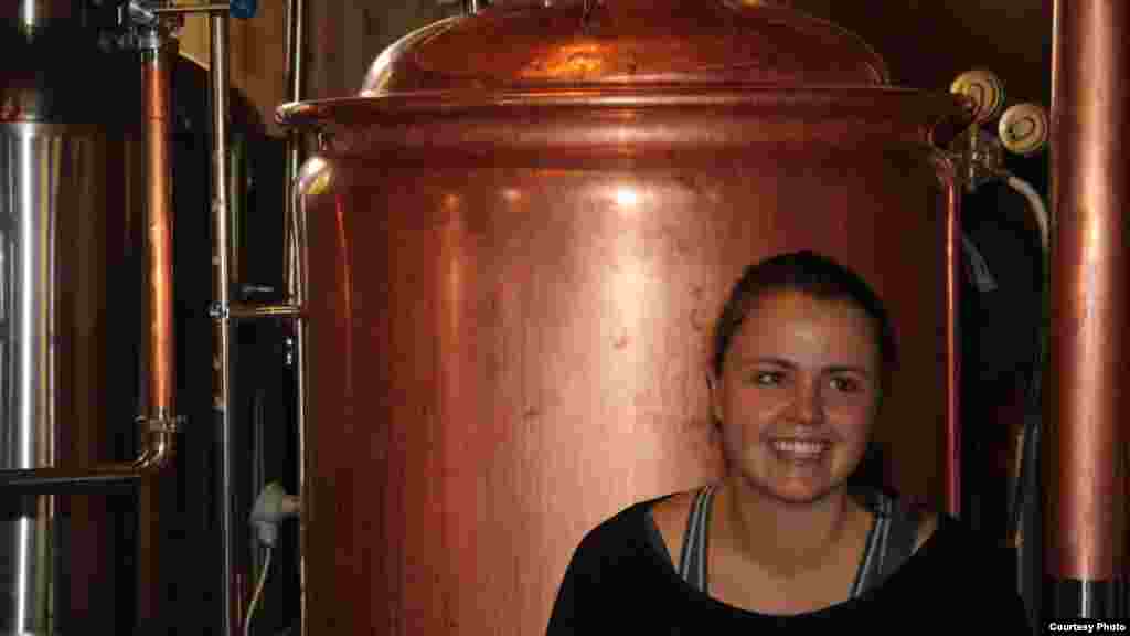 A brewer at the Black Horse Brewery, Nuschka Botha, says young South Africans are driving the craft beer revolution. (Photo Credit: Darren Taylor)