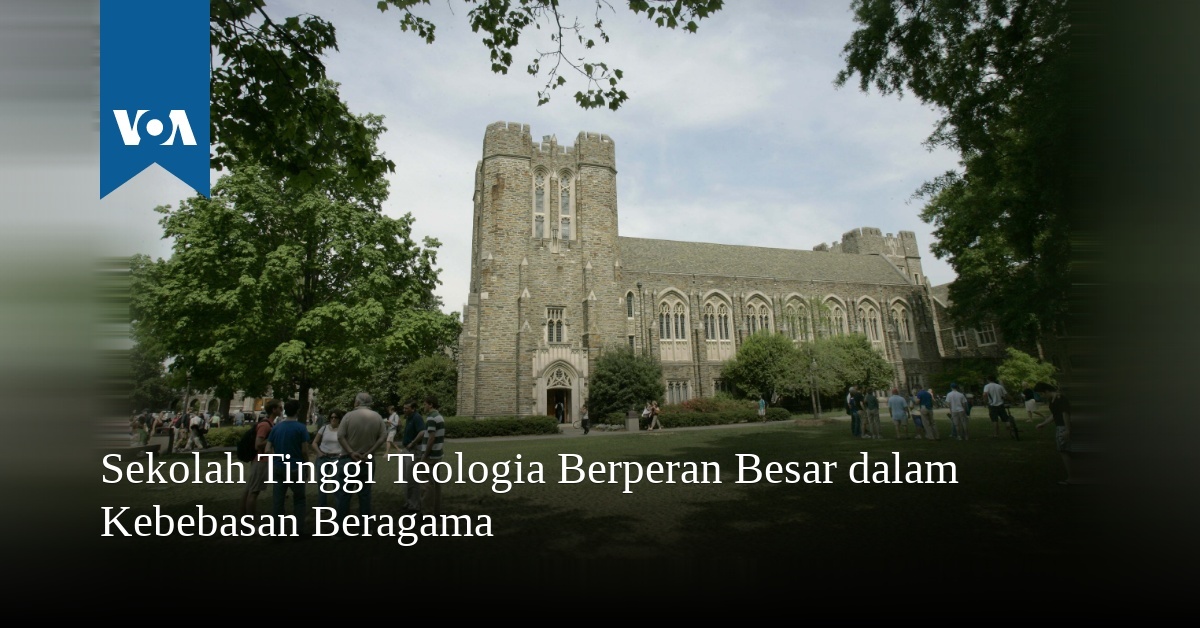 Sekolah Tinggi Teologia Berperan Besar Dalam Kebebasan Beragama