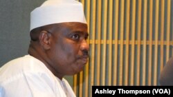 Alhaji Aminu Waziri Tambuwal a lokacin wata ziyara da ya kawo Muryar Amurka ya na Kakakin Majalisa