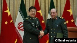 دیدار وزیر دفاع چین با وزیر دفاع ایران