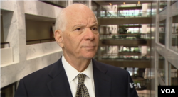 FILE - Senator Ben Cardin, D-Md., asked Trump administration officials on Feb. 6, 2018, whether Americans should simply accept that the Afghan conflict is "a forever war."