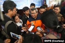 Kepala Pusdatin dan Komunikasi Kebencanaan Badan Nasional Penanggulangan Bencana (BNPB) Agus Wibowo. (Foto: BNPB)