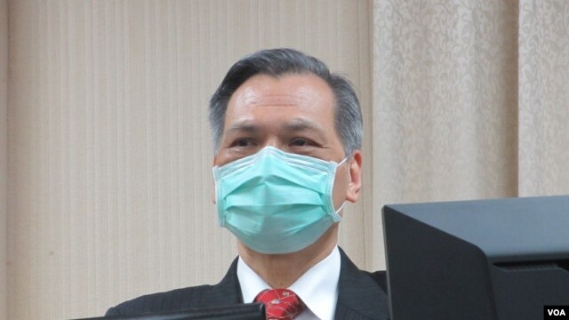 台灣國家安全局長陳明通(美國之音張永泰拍攝)