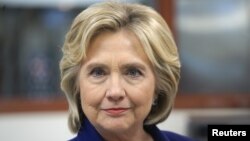 U.S. Democratic presidential candidate Hillary Clinton.