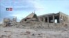 The destroyed building of Nabd Al-Hayat hospital that was hit by an air strike is seen in Hass, Idlib province, Syria, May 6, 2019 in this still image taken from a video on May 9, 2019. 