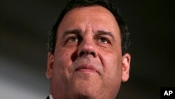 新澤西州州長克里斯蒂(Chris Christie)宣布退出參選