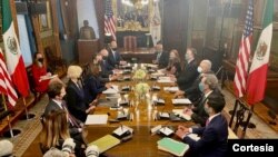 El presidente de México, Andrés Manuel López Obrador, se reunió el 18 de noviembre con la vicepresidenta de Estados Unidos, Kamala Harris, en Washington D.C. 