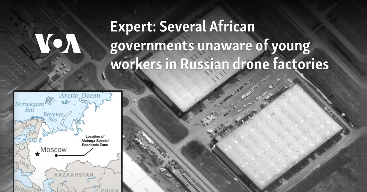 Expert: Several African governments unaware of young workers in Russian drone factories