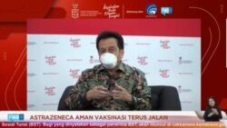 Ketua Komnas KIPI Hindra dalam diskusi virtual di Jakarta, Selasa (25/5) memastikan vaksin AstraZeneca aman untuk digunakan (Foto: VOA)