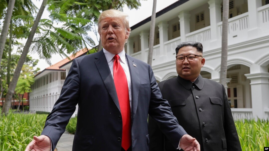 Reunión entre los líderes Donald Trump y Kim Jong-Un.