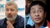 FILE - A combo of file images of Novaya Gazeta editor Dmitry Muratov, left, and Rappler CEO and Executive Editor Maria Ressa. On Oct. 8, 2021 the Nobel Peace Prize was awarded to Ressa and Muratov for their fight for freedom of expression.