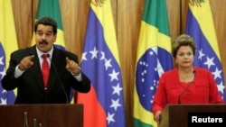 Maduro, un aliado político de Rousseff, acusó al mandatario estadounidense, Barack Obama, de intentar "acabar con las corrientes progresistas en América Latina".