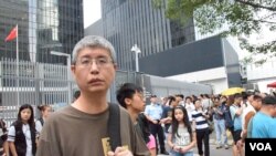 香港中文大學政治與行政學系副教授馬嶽。(美國之音特約記者湯惠芸照)