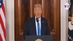 Trump preside una ceremonia de naturalización en la Casa Blanca
