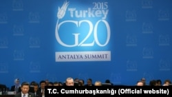 Sommet du G20 en Turquie, 15 novembre 2015.