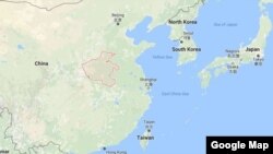 Qəza Çinin Henan əyalətində baş verib. Google Maps