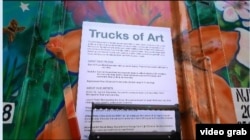 "Truck of Art" menjadi wadah seni para seniman lokal New York (Videograb)