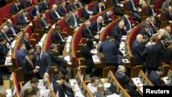 Сессия украинского парламента