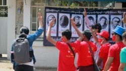 ထိုင်းနိုင်တွင်း မြန်မာစစ်အာဏာသိမ်းမှုကန့်ကွက်ဆန္ဒပြ