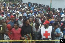 Réfugiés congolais au camp de Nkamira, au Rwanda (6 mai, 2012)