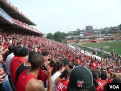 Maryland turns out in force for a football game