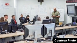 DIA Director Lt. Gen. Vincent Stewart discusses artificial intelligence and machine learning at the DIA Industry Day presentations Aug 2 at DIA headquarters in Washington, DC.(Courtesy DIA)