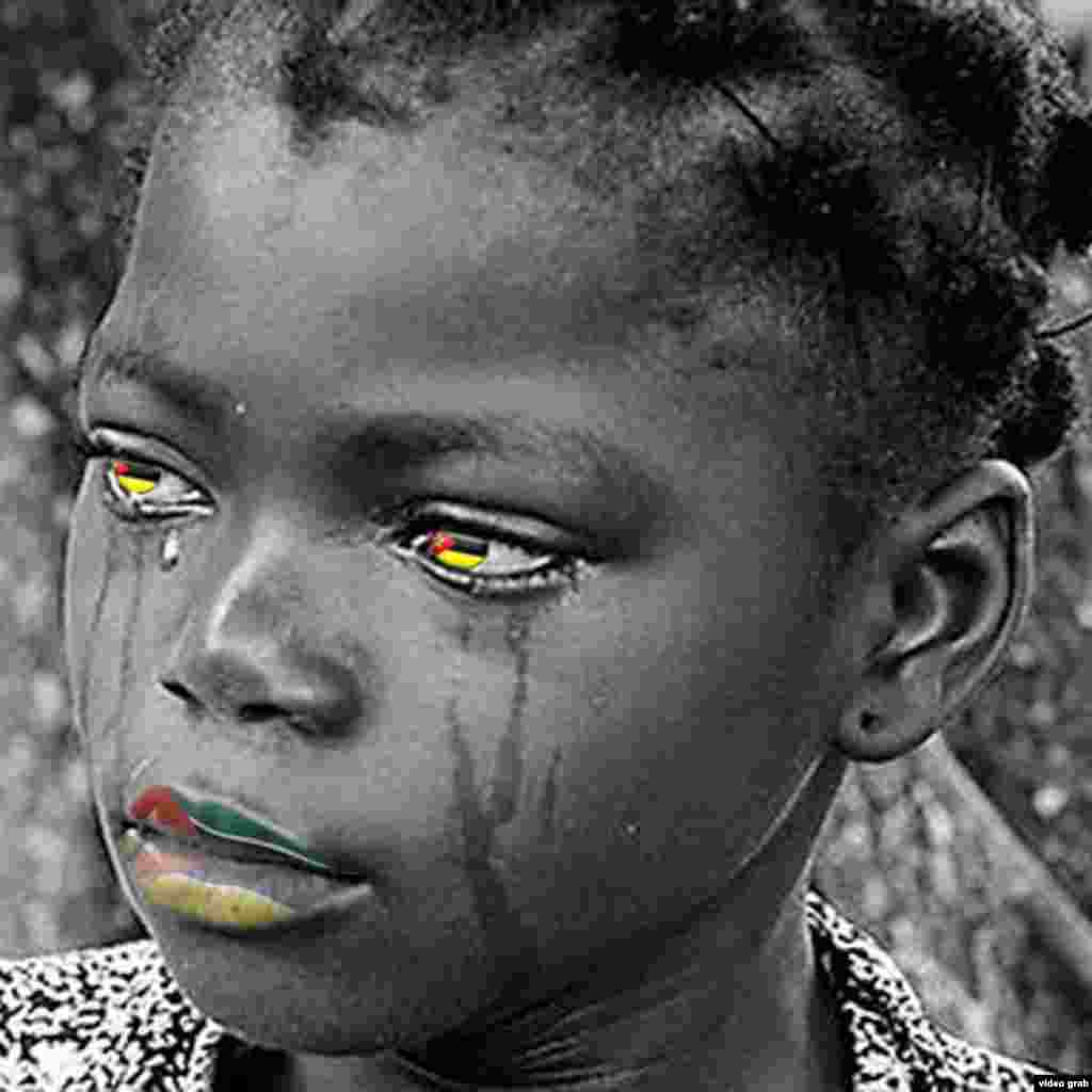 Foto está a circular no Facebook no apelo à paz em Moçambique.